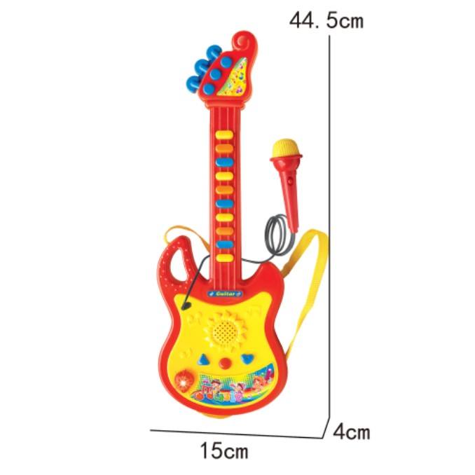 Kids Electric Guitar Toy with Microphone – Musical Fun for Boys & Girls