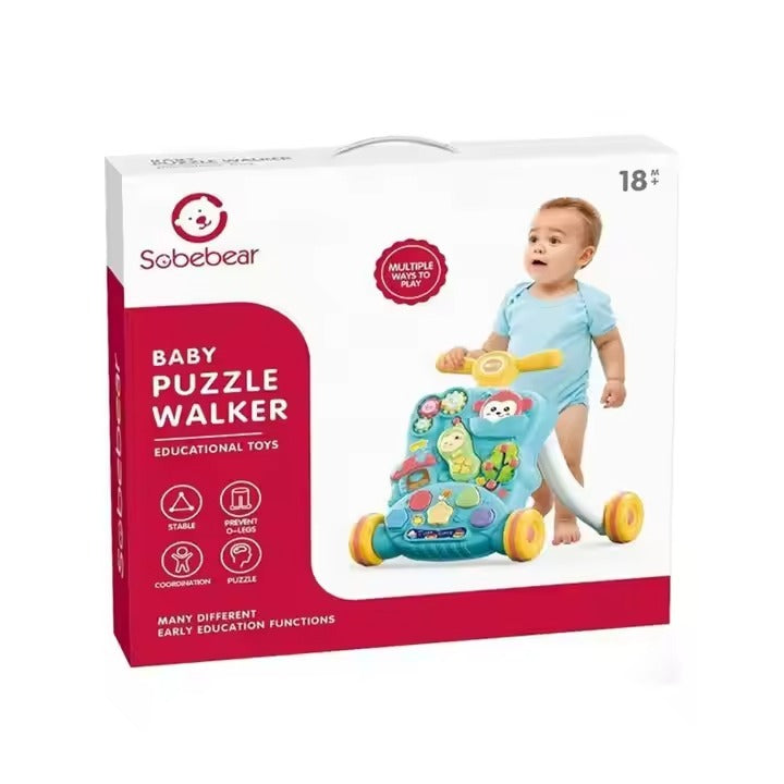 Baby Push Walker with Music & Activity Center – Learning Toy for Toddlers