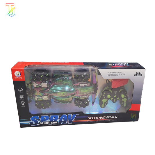 Remote Control Spray Stunt Car – 360° Spin, Drift & Gesture Control